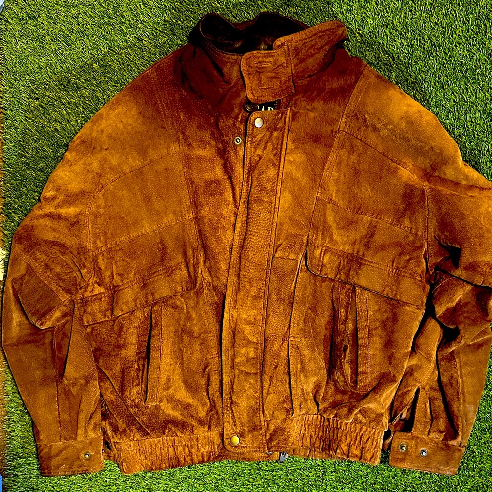 Vintage U2 Wear Me Out Bomber Motorcycle Leather Jacket